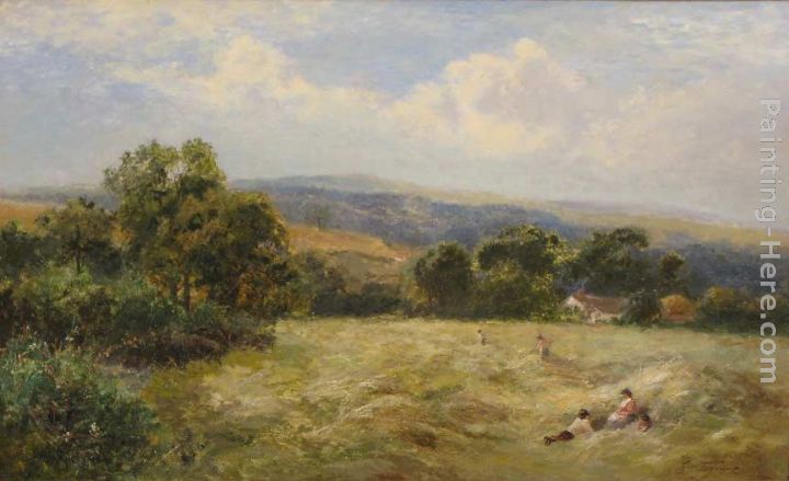 A Mid-day Rest painting - George Turner A Mid-day Rest art painting